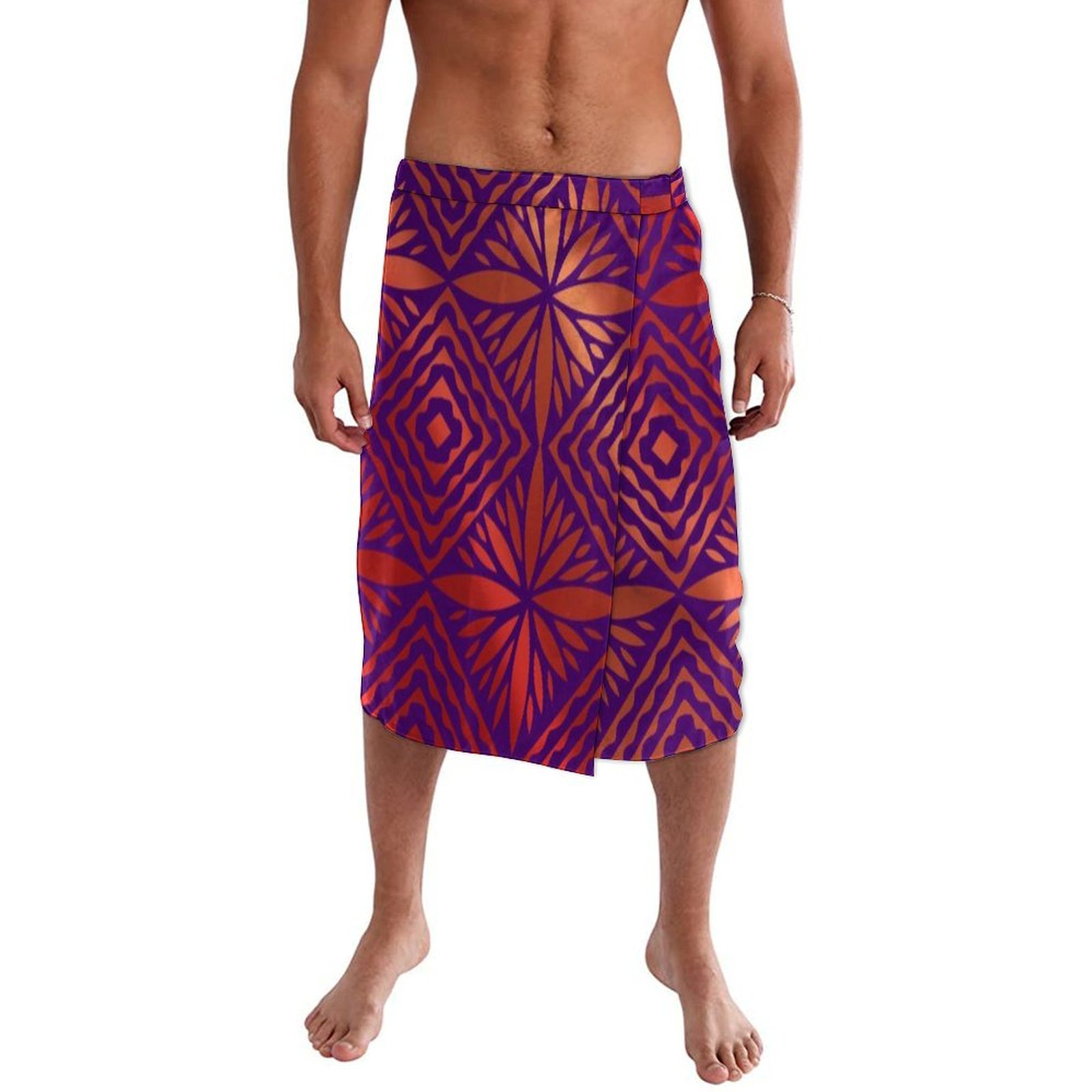 Sarong Men Wrap - 新しいポリネシア サモア フィジー ビーチ ラップ スカート