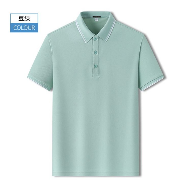 夏用メンズスリムフィットピケポロシャツ、コントラストトリムラ - Polo Shirt Pique のレビューと価格