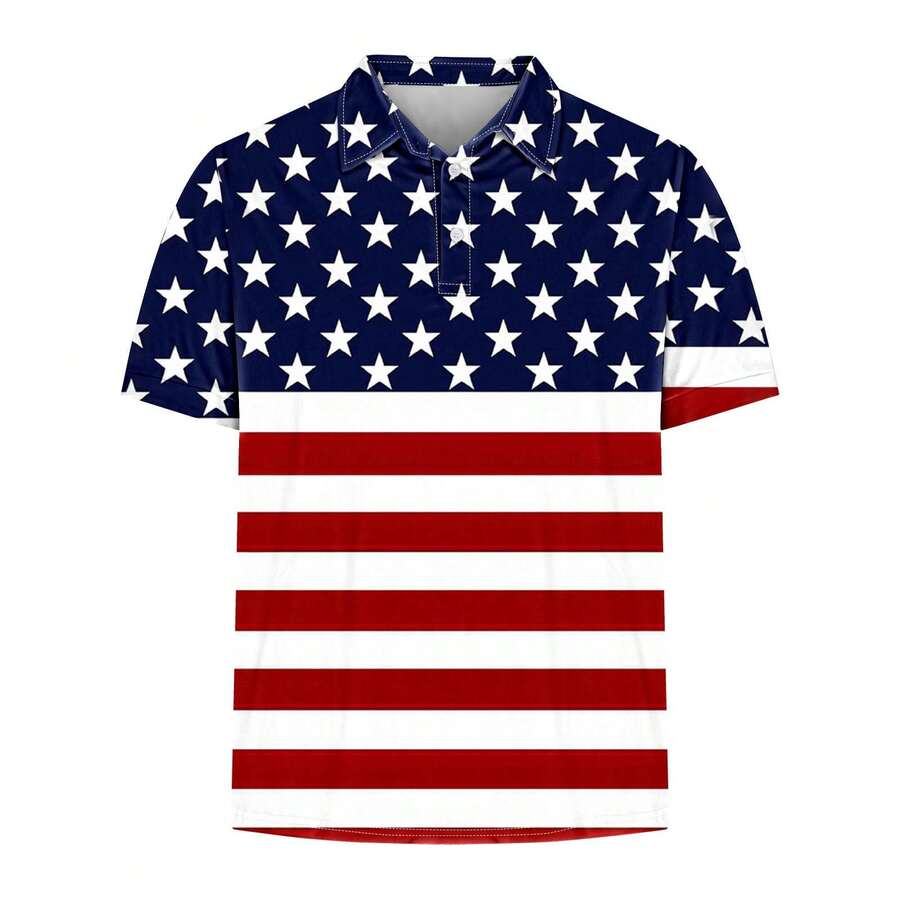 アクティブな男性のためのクラシックなクリーンスターズストライ - Polo Shirt Pique のレビューと価格