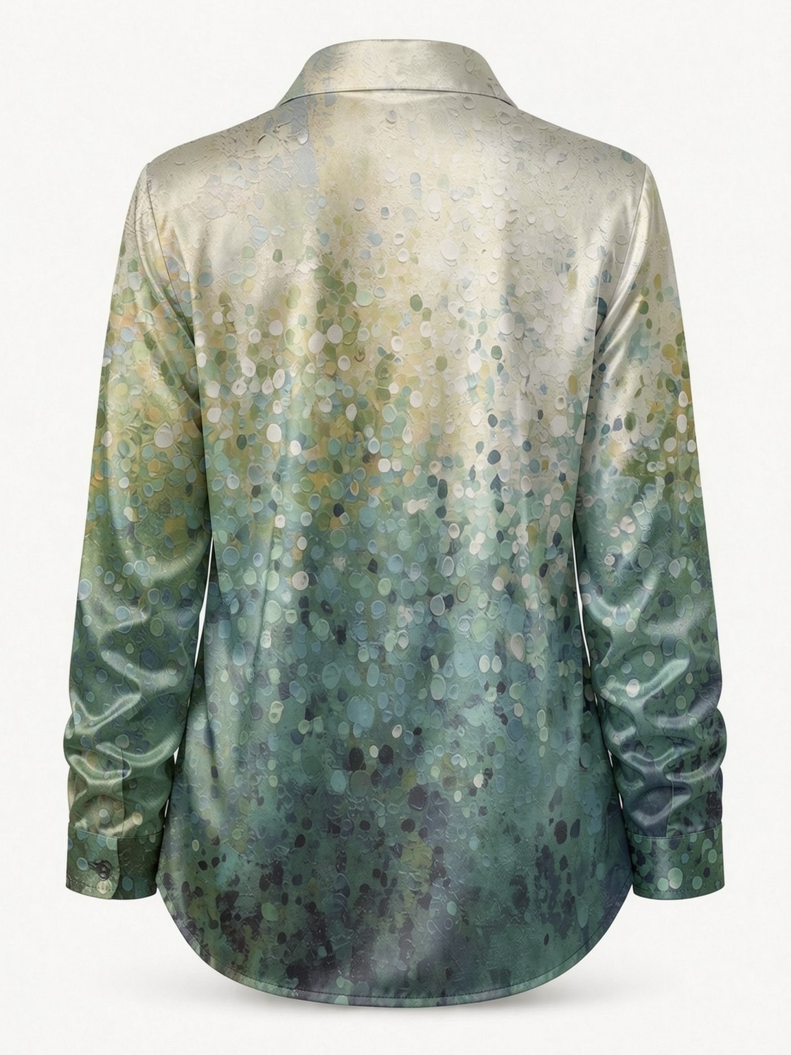 女性の長袖花柄プリント襟ボタンダウンカーディガントップ、カジ - Resort Shirt Floral のレビューと価格