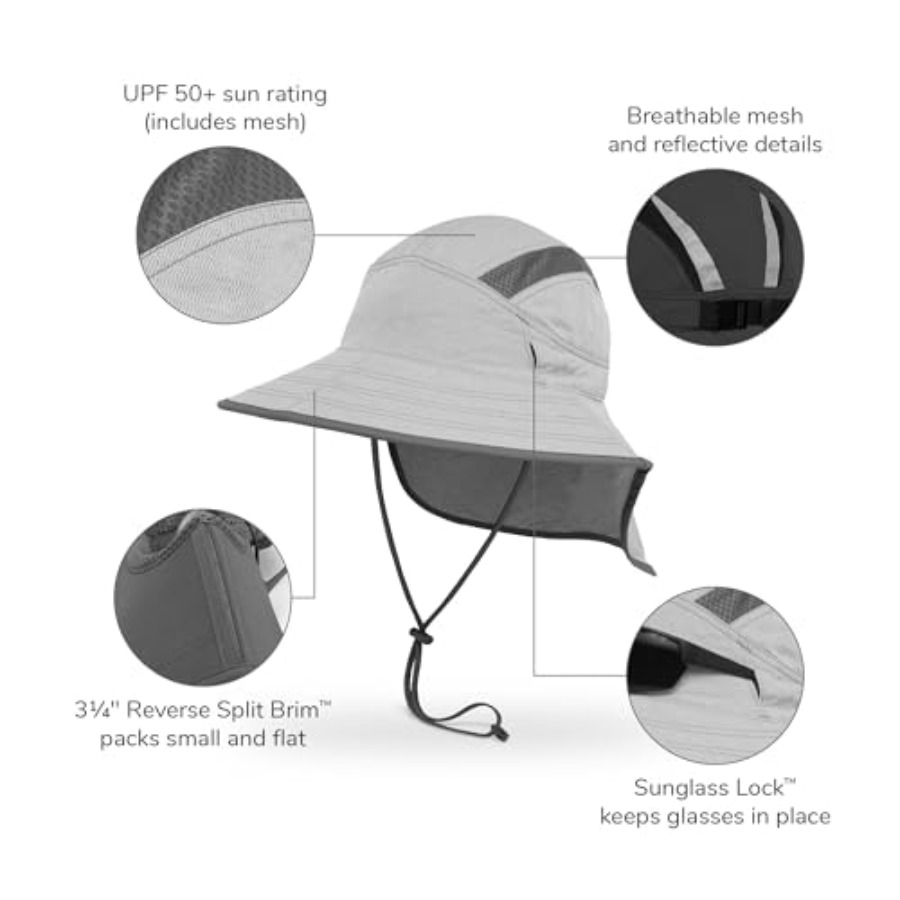 ウルトラアドベンチャーハット - UPF 50+ 日焼け止め - Packable Hat Nylon のレビューと価格