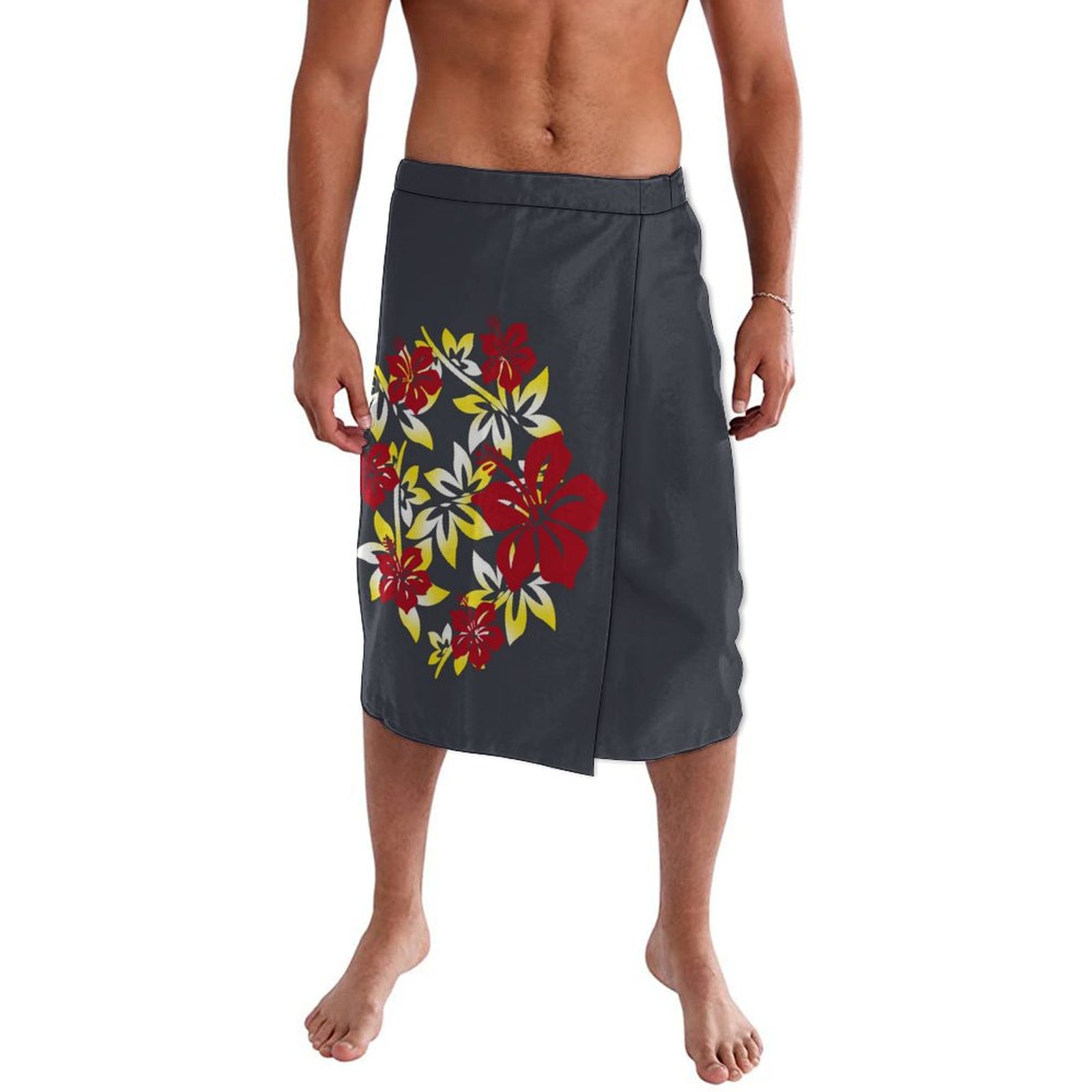 ホットハワイアンエスニックスタイルメンズラップドレスポリネシ - Sarong Men Wrap のレビューと価格