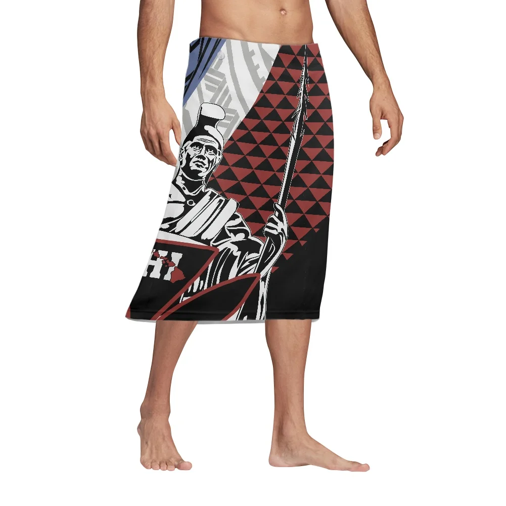 男性のタトゥープリント,ポリネシアの部族の入れ墨のプリントと - Sarong Men Wrap のレビューと価格