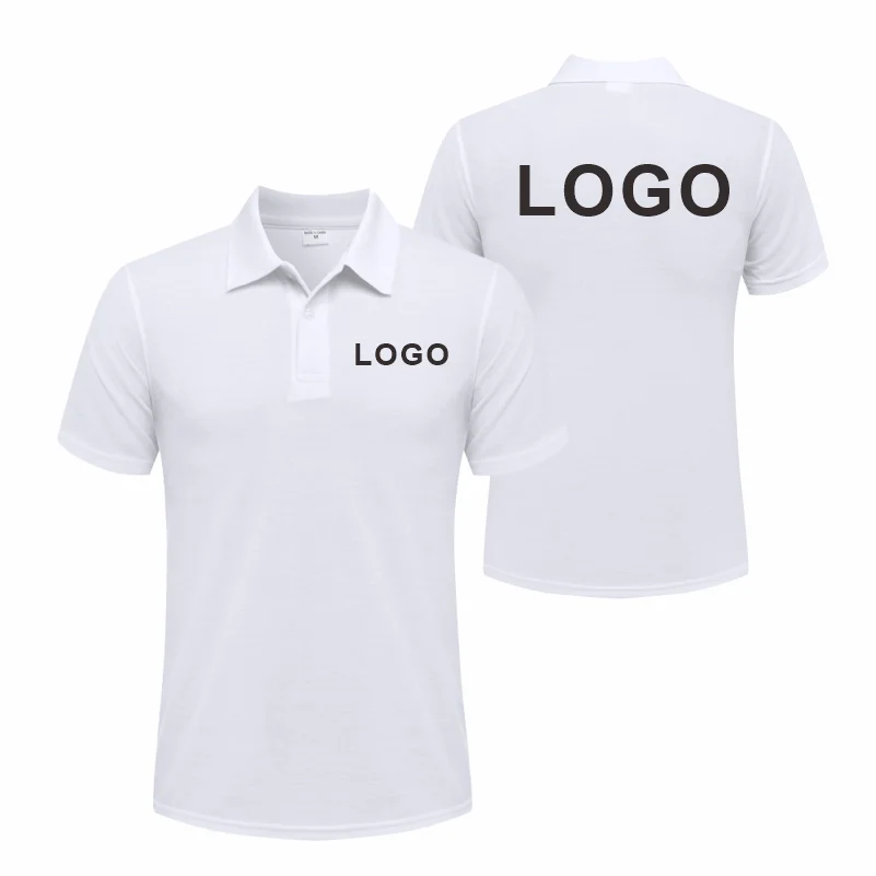 カスタムロゴ入りポロシャツ カジュアル会社ブランドグループロ - Polo Shirt Pique のレビューと価格