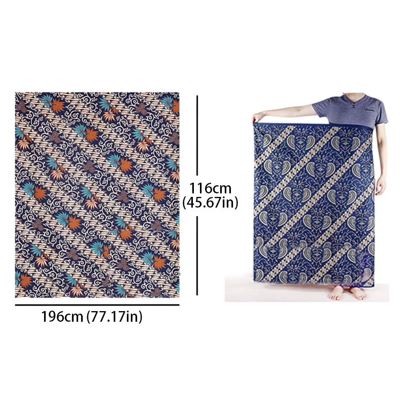 メンズ・レディース　バティック・サロングスカート　エスニック - Sarong Men Wrap のレビューと価格