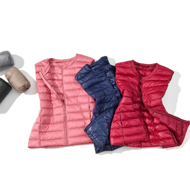 特大 5XL 6XL 7XL 女性 O ネックカジュアルダウ - Packable Hat Nylon のレビューと価格