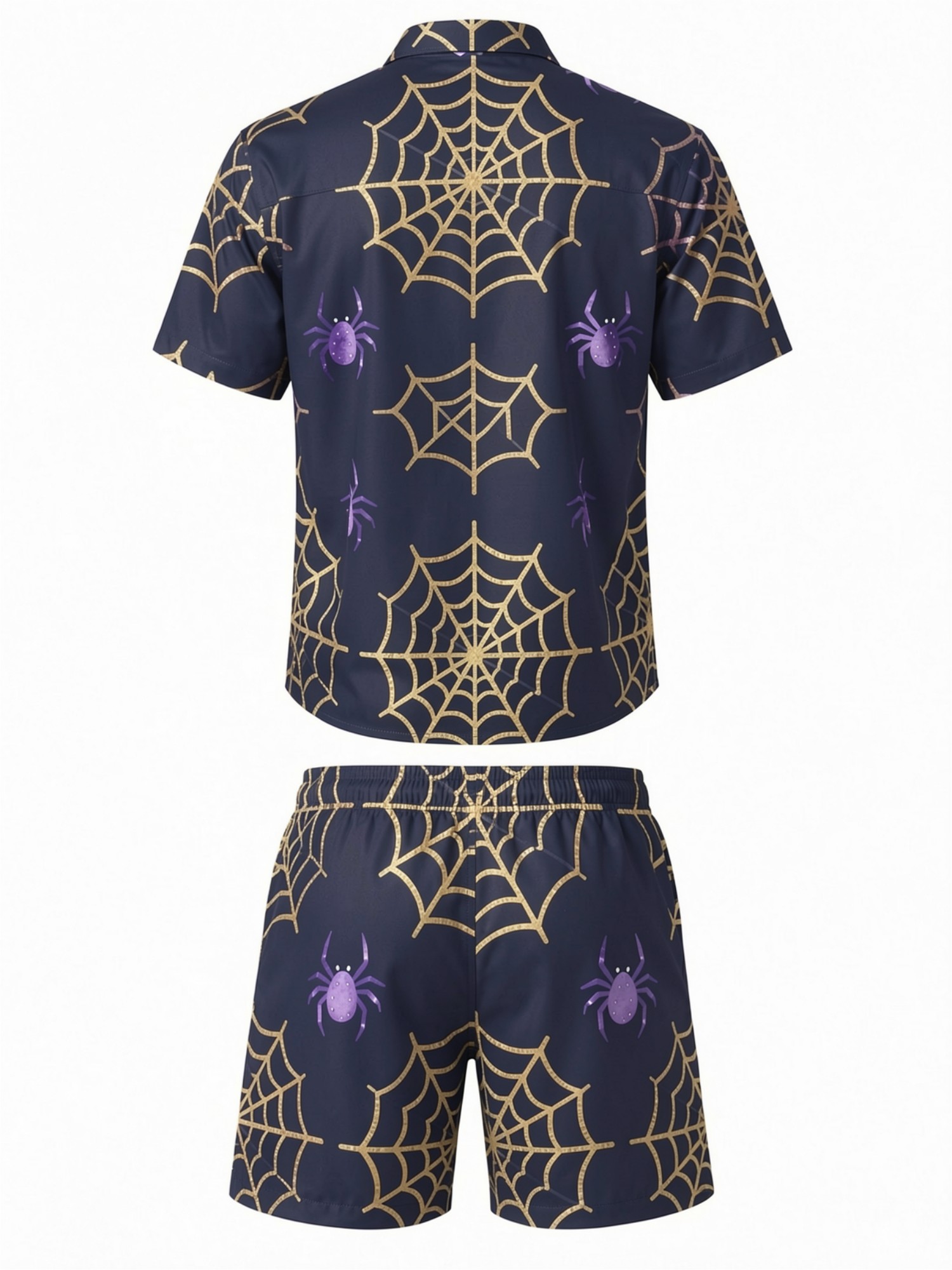 メンズ夏半袖ポロシャツとショートパンツセット花柄カジュアルリ - Resort Shirt Floral のレビューと価格