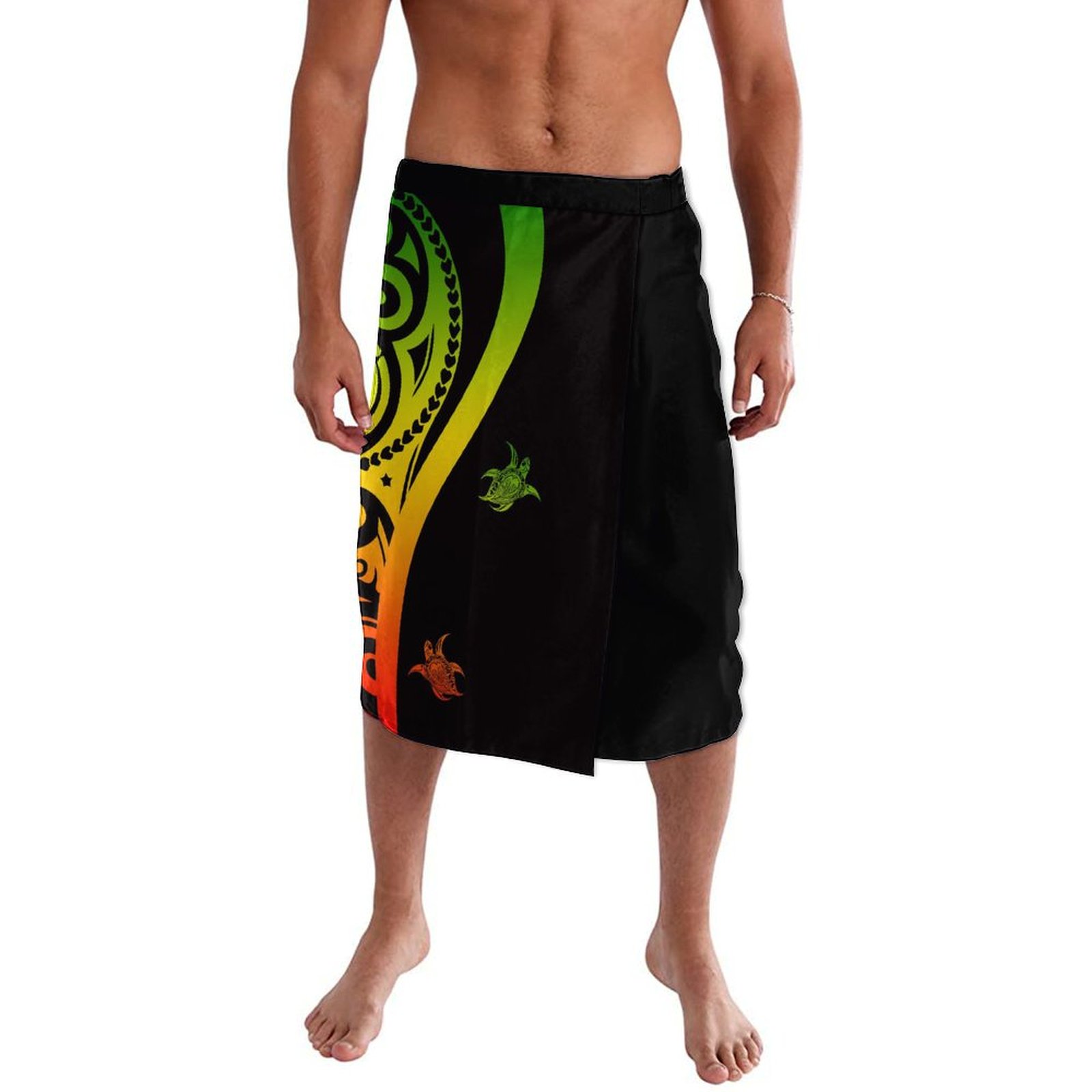 免税サマートラディショナル部族ポリネシアカジュアルサロングカ - Sarong Men Wrap のレビューと価格