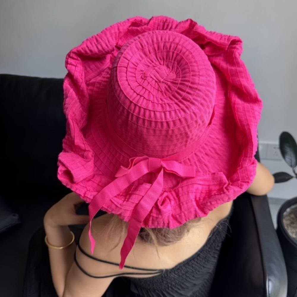 折りたたみ可能な蝶結びDIY成形可能なつば広帽子UVカット折 - Packable Hat Nylon のレビューと価格